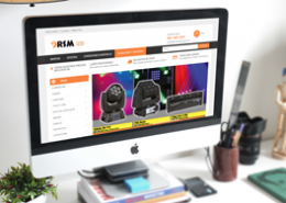 Diseño y desarrollo tienda online RSM Producciones