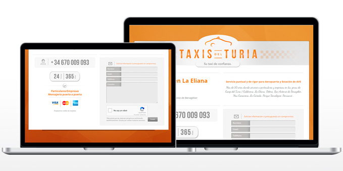 Programación, Diseño Web y SEO Taxis del Túria